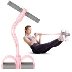 MERACH PEDAL RESISTANCE BAND – PINK/BLUE NEW IN BOX