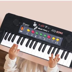 Kids Keyboard Piano,37 Key Portable Electronic Piano for Kids,Microphone Musical Instrument Toy,Educational Toy for 3-12Girl Boy