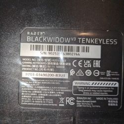 Razer BlackWidow V3 Tenkeyless Compact Mechanical Gaming Keyboard 