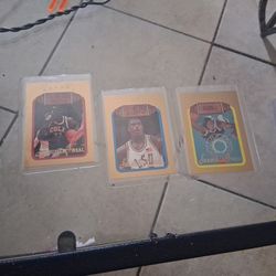 1994 CLASSIC GAMES SHAQUILLE O'NEAL 3 CARD SET GOLD BORDER #'D 7725/10,000