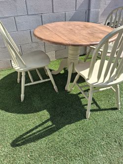 Table and 3 chairs