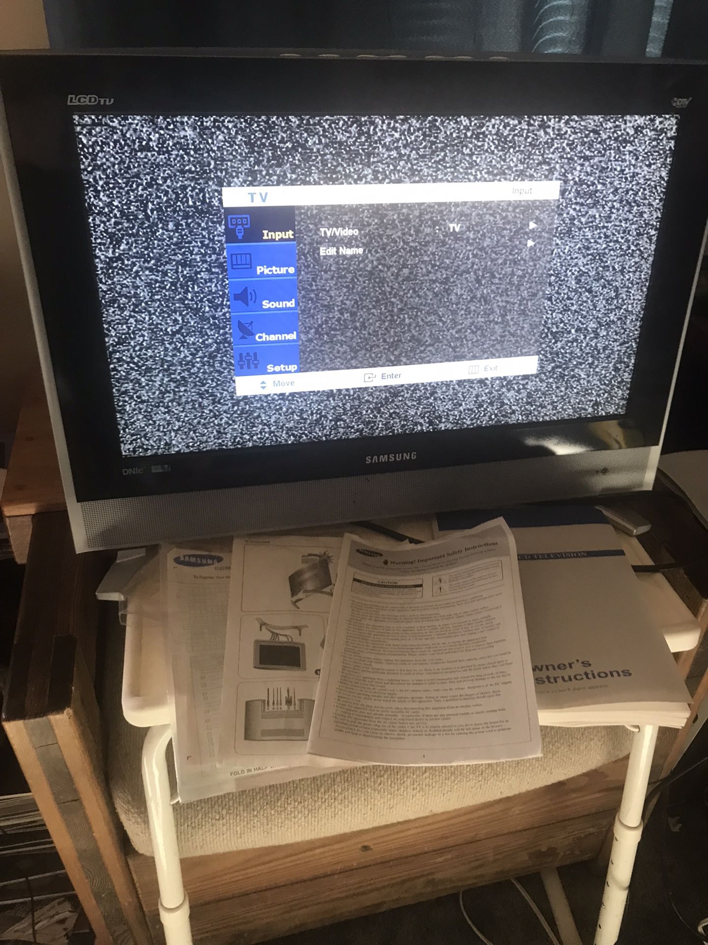 Very Nice Samsung Hd TvLcd Tv Monitor With Paperwork And Cables Only $60 Firm