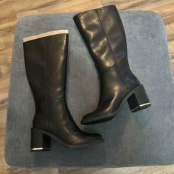 New! BCBG Black Banta Boots Size 7