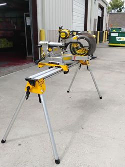 DeWalt 15A 12" Dual Bevel Miter Saw W/ DeWalt Stand
