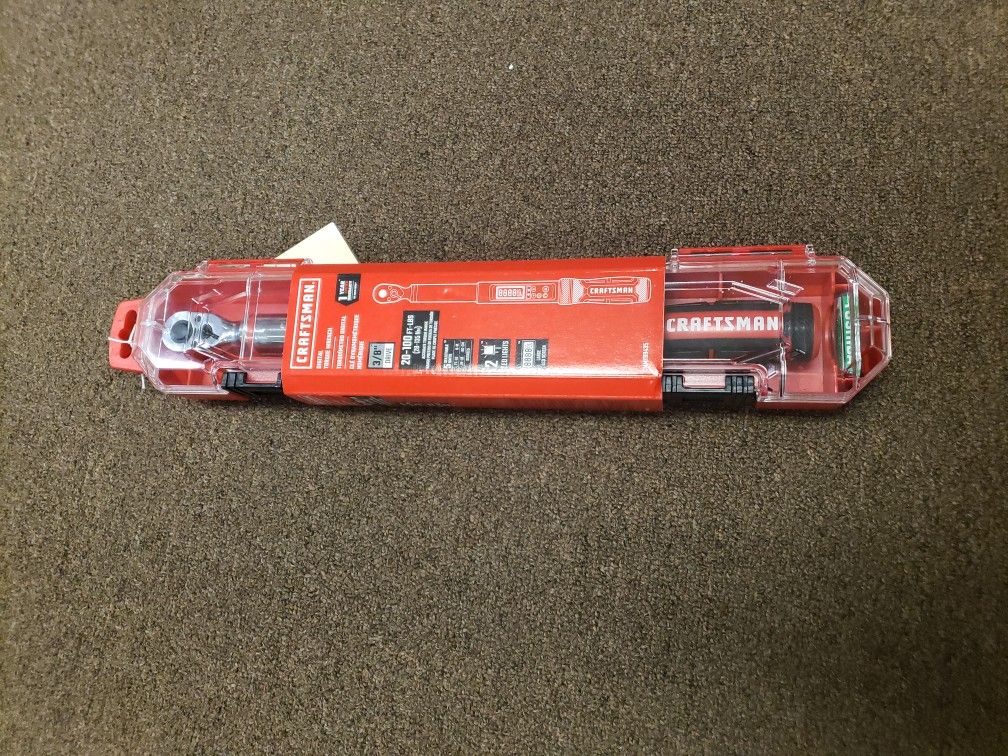 NEW Craftsman CMMT99435 3/8" Drive Digital Torque Wrench