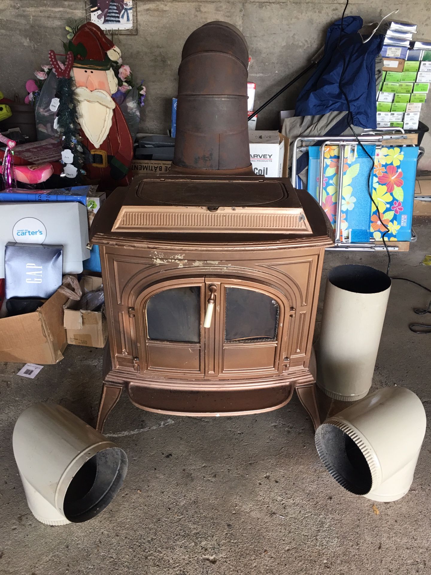 EXCELLENT CONDITION Vermont Casting Vigilant Wood Fire Stove and