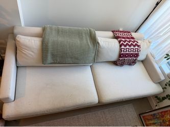 West Elm Andes Couch (Ecoweave Fabric) - Move Out Sale!