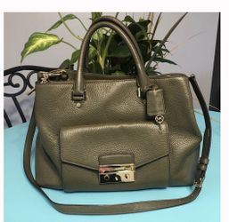 Michael Kors - Large Olive Green hand bag (Haley)