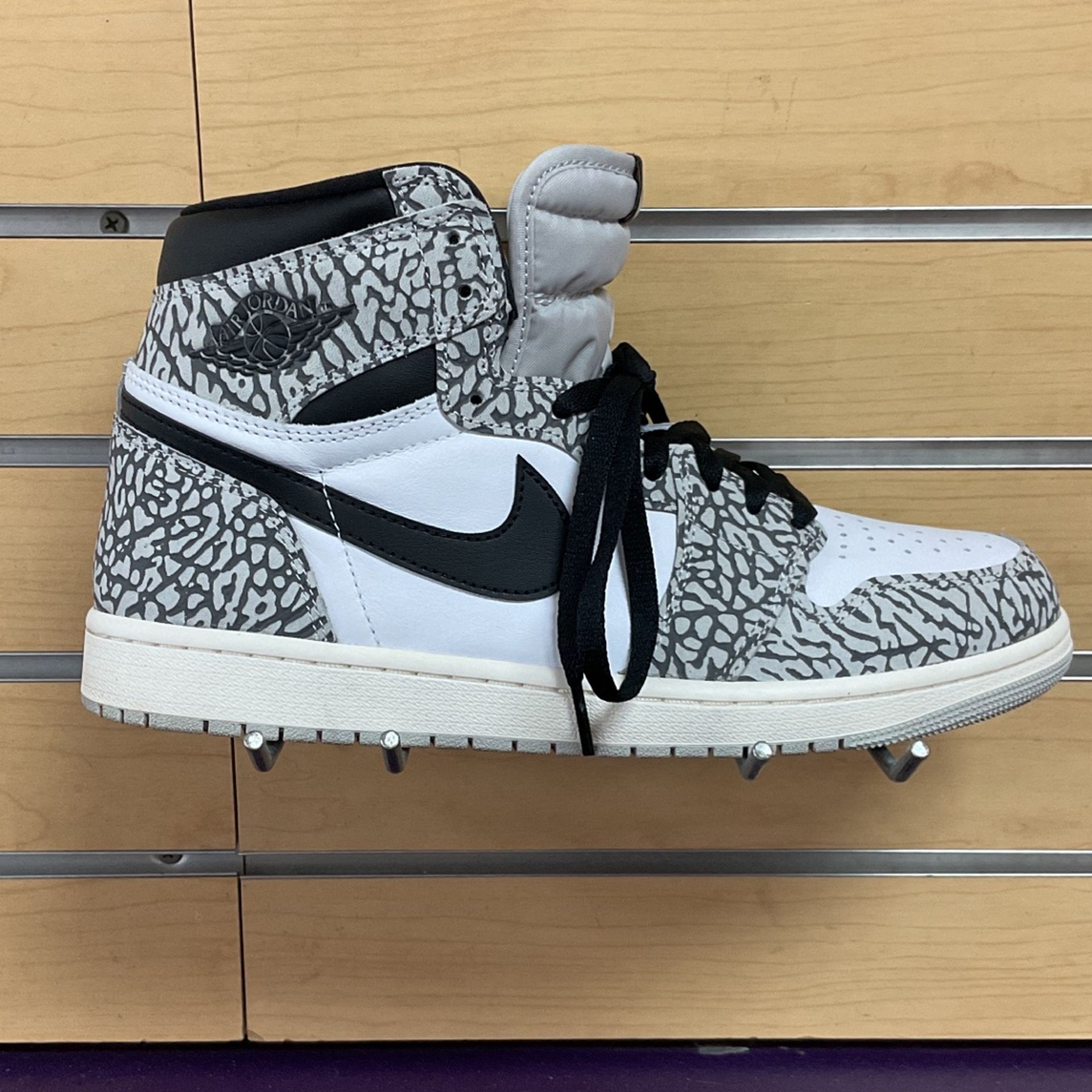 Jordan 1 Retro High OG White Cement Shoes (10M)