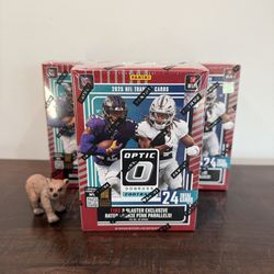 2025 Panini Donruss Optic Blaster Box NFL Target Red/Pink