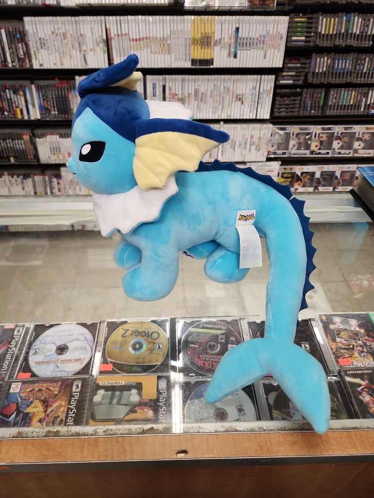 Pokémon Vaporeon Eevee Evolution Build A Bear Plush No Sound Plush