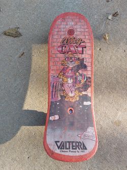Vintage 1980s Alley Cat Skateboard 