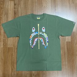 Bape Shark T Shirt Sz Large