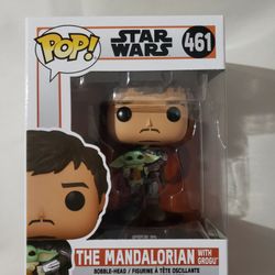 The Mandalorian w/ Grogu Funko Pop 
