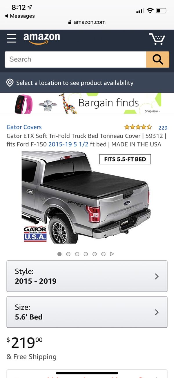 Gator Ext Truck Be Cover 2015 2019 Ford F 150 Gator Tri Fold