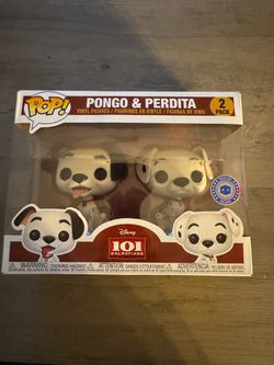 Funko Pop Disney 101 Dalmatians Pongo & Perdita 2-Pack – Pop In A Box Exclusive