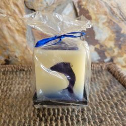 Square Style Dolphin Candle 
