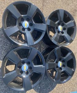 20” CHEVROLET CHEVY SILVERADO WE FINANCE GMC SIERRA RIMS WHEELS SET FACTORY OEM 
