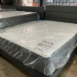 New 15” Queen Hybrid Cool gel Mattress - $0 Down, Flexible Payments Available 