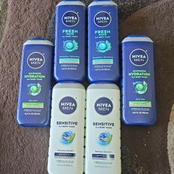 Nivea Men Body Wash  6 For $21