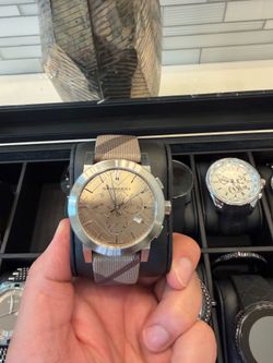 Burberry Swiss Made Chronograph Watch | Nova Check Strap