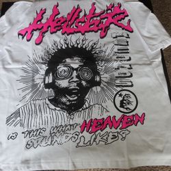 Hellstar White Graphic Tee