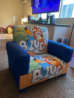 Bluey Kids Upholstered Toddler Chair