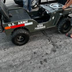 Jeep Army Go Kart