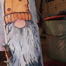 Hand painted Gnome Porch Signs