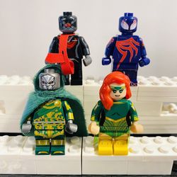 Hellfire Dr Doom Minifigures Marvel Figs | New Custom LEGO Compatible Toys
