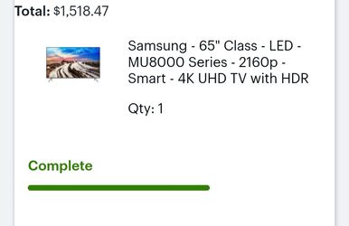 Samsung TV 65 Inch MU8000 Series