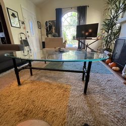 Glass Top Coffee Table 