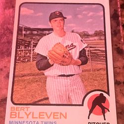 BERT BLYLEVEN 1973 Topps Baseball Card