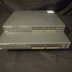 Cisco Catalyst 2960-X series network switches.