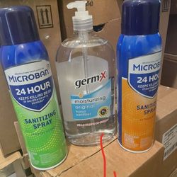 Germ X and Microban Spray And Mask