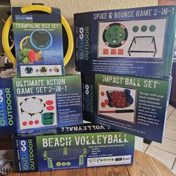 Christmas Gifts Outdoor Kids Games, All New, Never Been Used, Still In The Boxes