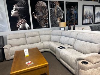 Stunning reclining sectional! Only $49 down 🚨🔥 Easy Financing, No credit needed!