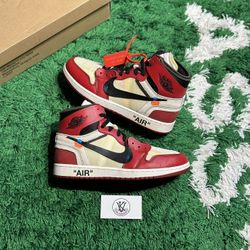 Size 10 - Jordan 1 High Off-White Chicago