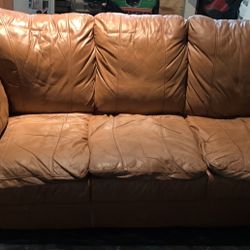 Genuine Leather Couch