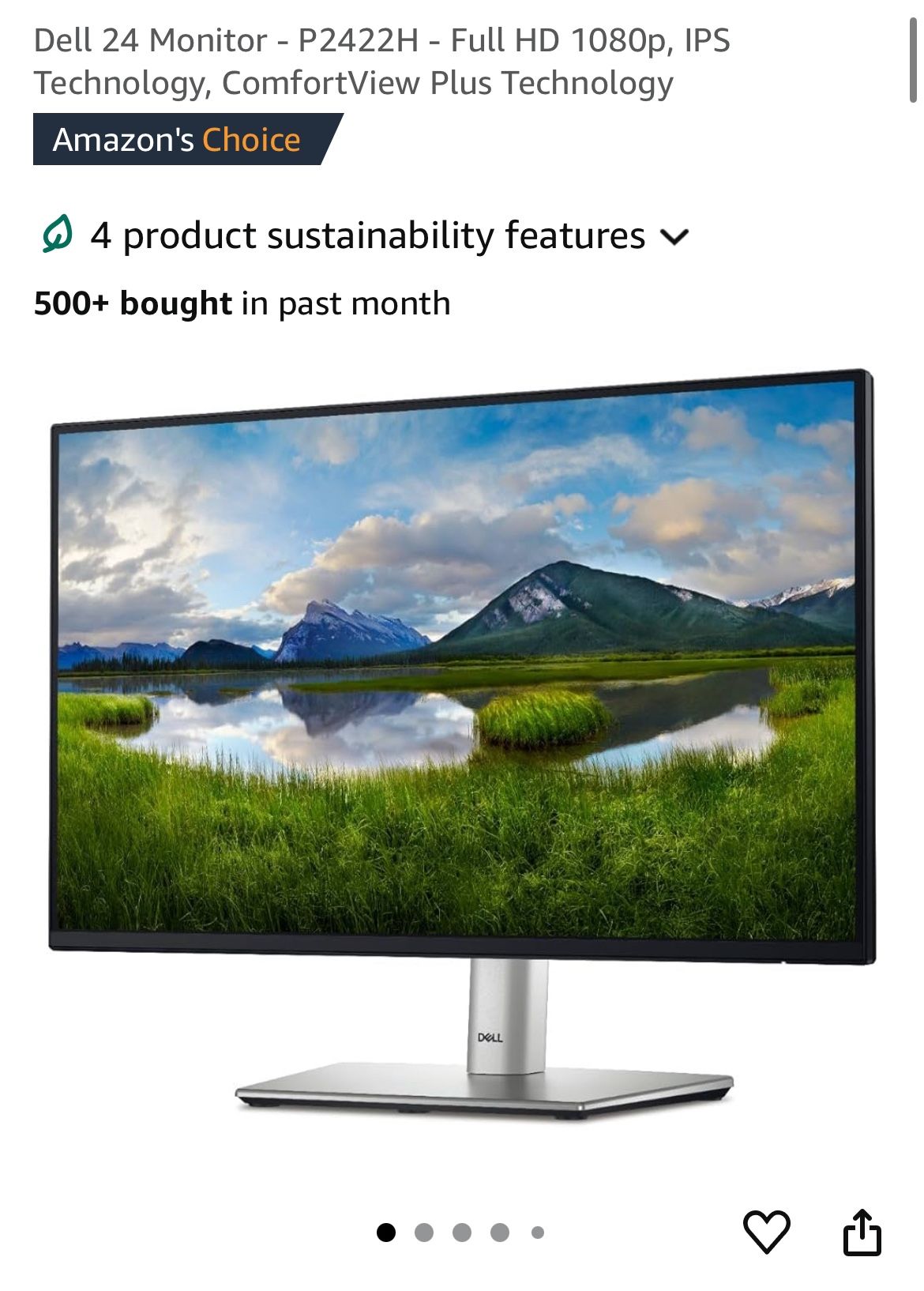 Brand New Dell Computer Screen 24 inch