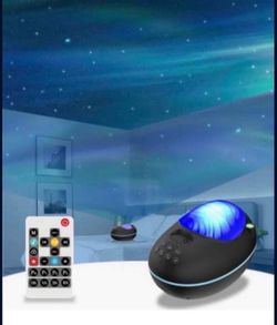 Northern Lights Projector, Galaxy Star Projector Built-in Bluetooth Speaker Night Light Projector, and White Noise, Aurora Skylight Projector for Bedr