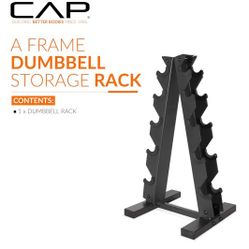 Cap Barbell A-Frame Dumbbell Weight Rack 