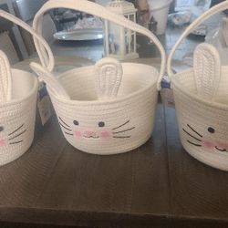 NEW EASTER BASKETS WITH TAGS MEDIUM SIZE SUOER CUTE 1