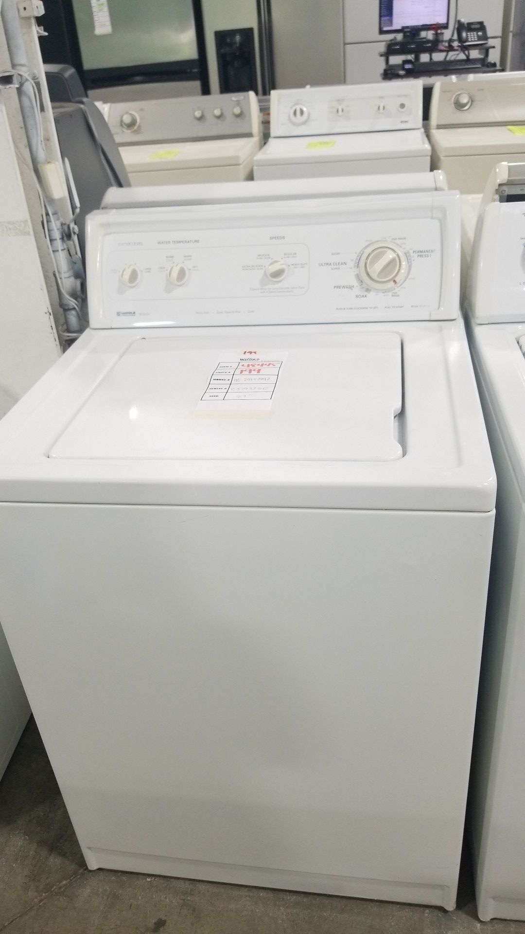 Kenmore top load washer 27inches