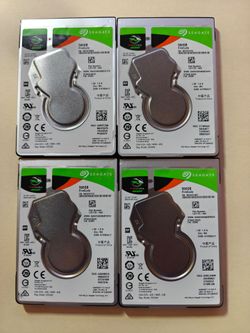 Seagate FireCuda 500GB Hard Drive x4