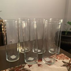 Flower Vases Or Candle Vases 6 Pcs 