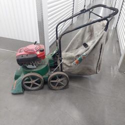 Honda Billy GOAT PARKING Lot / Driveway Vacuum Sweeper 