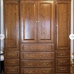 🤩BEAUTIFUL LARGE (3) PIECE ARMOIRE CABINET SET 🌟 DELIVERY AVAILABLE 🚚