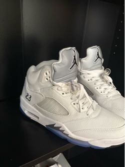 Jordan 5s White metallic