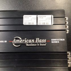 American bass amp